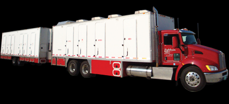 8 Room Honeywagon with 70kW Generator